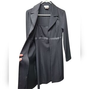 Breakin Loose Elegant Black Womens Coat With Matching Dress 5/6 Vintage